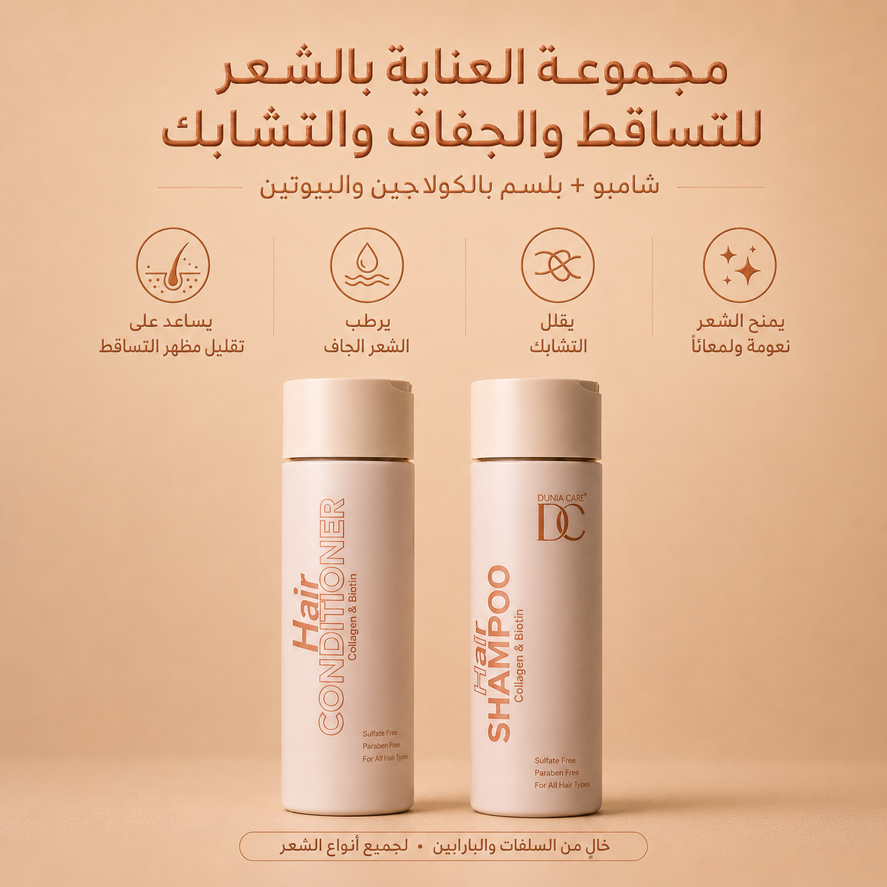 Hair Care Set for Hair Fall, Dryness & Tangling
