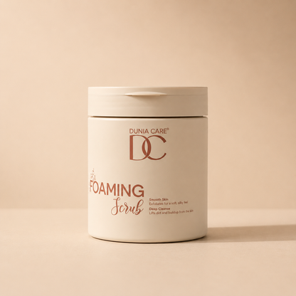 Dunia Care Foaming Scrub – Deep Clean & Smooth Skin (500 g)